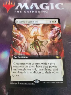 Mtg. 2x Sigarda's Summons. Extended Art. Innistrad: Crimson Vow. Nm - Image 1
