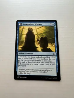 Accumulate Wisdom LP Avatar: The Last Airbender Magic The Gathering Mtg - Image 1