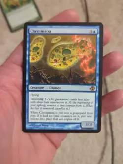 Magic Mtg Planar Chaos Chronozoa LP/mp - Image 1