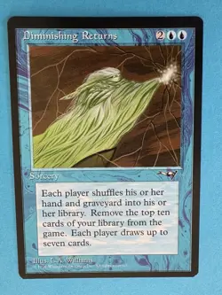 Magic the Gathering Alliances - Diminishing Returns - MTG Blue - LP - RARE - Image 3