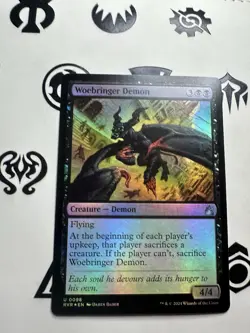 1x Woebringer Demon - Foil - Ravnica Remastered - Near Mint, English - MTG! - Image 3