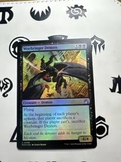 1x Woebringer Demon - Foil - Ravnica Remastered - Near Mint, English - MTG! - Image 4