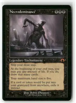 MTG Magic Retro Enchantment Necrodominance Mythic Regular - Image 1