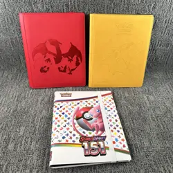 Ultra PRO Charizard Pikachu Premium 9-Pocket PRO-Binder + Pokemon 151 Binder - Image 1