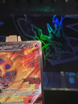 Pokemon Card Team Rocket's Moltres ex (Destined Rivals Stamp) #229 Promo - Image 3