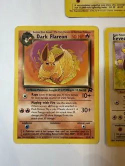 Pokemon TCG Base Eeveelutions Bundle - Eevee Jolteon & Dark Flareon - Image 3