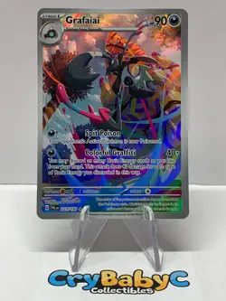 Pokemon Grafaiai 223/193 Paldea Evolved Scarlet & Violet Illustration Rare - Image 1