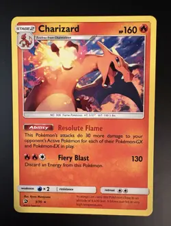 Charizard 3/70 Non-Holo Pokemon TCG Dragon NM - Image 1