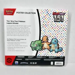 Pokemon Scarlet And Violet 151 Poster Collection Box * SEALED* - Image 2