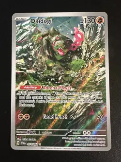 Okidogi 074/064 Pokemon Shrouded Fable Illustration Rare Full Art Holo Near Mint - Image 1