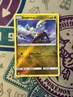 Jangmo-o - Common Reverse Holo SM - Cosmic Eclipse 160/236 Pokemon TCG - Image 3