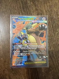 Pokemon Mega Kangaskhan ex 164/132 Me01: Mega Evolution Holo NM - Image 1