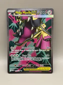 Pokemon TCG Mega Evolution Mawile EX 162/132 Full Art Ultra Rare - Image 1