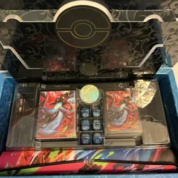 Pokemon Phantasmal Flames UPC Box, Mat, Sleeves, Deck Box, Coin NO Packs & Promo - Image 1
