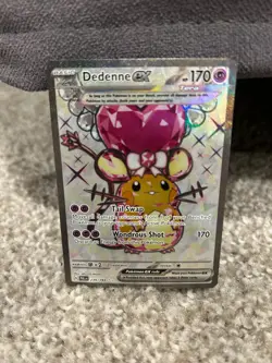Pokemon TCG Dedenne EX 239/193 Paldea Evolved Ultra Rare Full Art Holo - Image 1