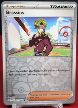 Pokemon Brassius #187/197 Obsidian Flames Reverse Holo - Image 1