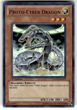YUGIOH - Proto-Cyber Dragon - LCGX-EN177 - Ultra Rare - 1st Edition - NM - Image 1