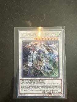 Yu-Gi-Oh! TCG Crystal Wing Synchro Dragon Shining Victories SHVI-EN049 Unlimited - Image 1
