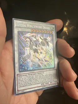 Yu-Gi-Oh! TCG Crystal Wing Synchro Dragon Shining Victories SHVI-EN049 Unlimited - Image 2