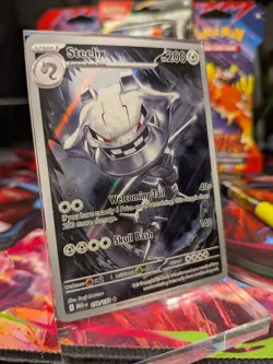 Steelix 150/132 Mega Evolution Pokemon TCG Card Near Mint Condition - Image 3