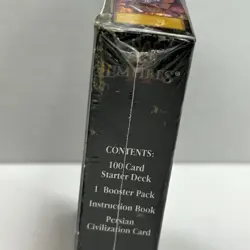 Age of Empires II Expandable Card Game The Persians SEALED 100 Card Starter Deck - Image 2