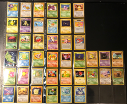 VINTAGE 42 Pokemon Card Lot 1994 1999 & 2000 w/HOLOS & SHADOWLESS & 1st EDITIONS - Image 1