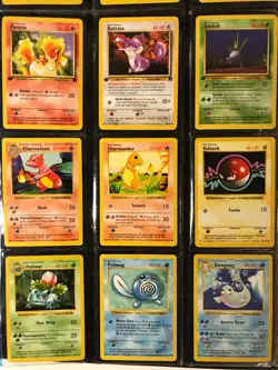 VINTAGE 42 Pokemon Card Lot 1994 1999 & 2000 w/HOLOS & SHADOWLESS & 1st EDITIONS - Image 3