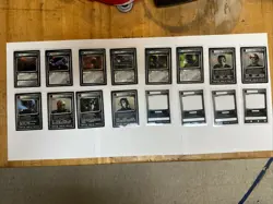 Star Trek CCG Enhanced First Contact 1998 Complete 16-Card Pack Fresh Promo Set - Image 1