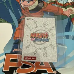 PSA Magazine x Kayou Exclusive NARUTO Uzumaki PROMO CARD December NEW IN HAND!! - Image 2