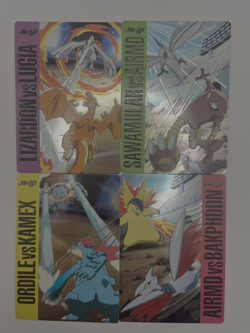Pokemon Card Meiji Battle Card Embossed 4 Set Charizard Lugia Japanese - Image 1