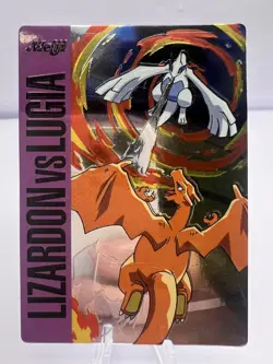 Pokemon Card Meiji Battle Card Embossed 4 Set Charizard Lugia Japanese - Image 2