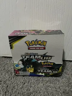 Pokemon Sun and Moon Team Up (EMPTY) Booster Box - No Cards No Packs Box Only - Image 1