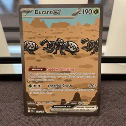 Pokemon TCG Durant EX 236/191 Surging Sparks SIR Holo Card NM - Image 1