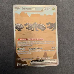 Pokemon TCG Durant EX 236/191 Surging Sparks SIR Holo Card NM - Image 2