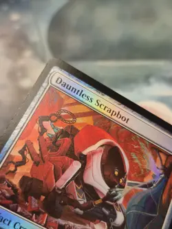 FOIL U 0237 Dauntless Scrapbot Artifact Uncommon Edge of Eternities MTG Card - Image 2
