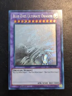 Yu-Gi-Oh! GHOST RARE HOLO CARD BLUE-EYES ULTIMATE DRAGON GFP2-EN181 1ST NM/VLP - Image 1