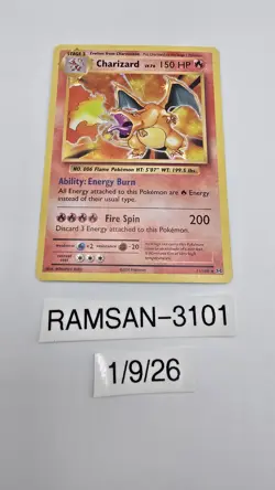 Pokemon TCG XY Evolutions Charizard Holo Rare Card 11/108 Near Mint Condition - Image 5