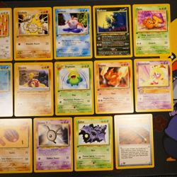 MP/HP(1st edition)COMPLETE Pokemon NEO REVELATION Set 20-Card COMMON Non-Holo ed - Image 4