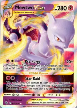 Pokemon TCG Mewtwo VSTAR Holo Ultra Rare Card 031/078 Pokemon Go NM (SKU 1-1) - Image 1
