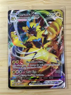 Pokemon - Zeraora VMAX - SWSH264 - Black Star Promo - Full Art Card NEAR MINT - Image 1