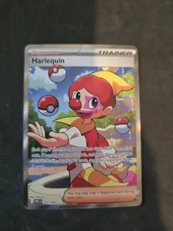 Pokemon TCG White Flare Harlequin Trainer Full Art Illustration Card 163/086 NM - Image 1