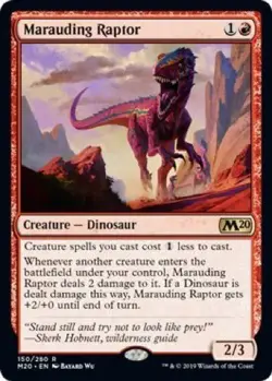 Marauding Raptor (150/280) - M20 Magic 2020 Core Set - Rare - Image 1