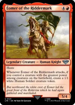 X 1 Eomer of the Riddermark NM LTR 121 MTG Magic The Gathering - Image 1