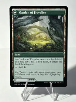 MTG Disciple Of Freyalise/Garden Of Freyalise U 250 NM - Modern Horizons 3 - Image 2