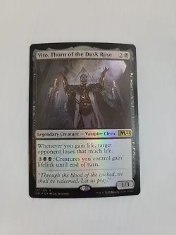 MTG Vito, Thorn of the Dusk Rose Core Set 2021 127 Foil - Image 1