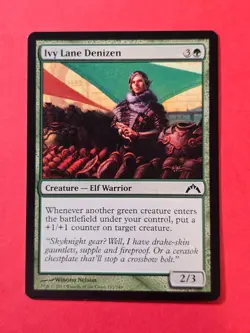 2013 Magic The Gathering Gatecrash #125 Ivy Lane Denizen, C, NF, cd1 - Image 1
