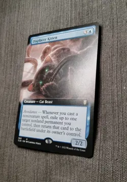 MTG 1x EXTENDED ART Displacer Kitten # 560 Battle for Baldur's Gate Magic x1 NM - Image 3