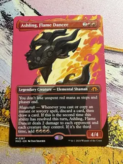 1x Ashling Flame Dancer Borderless NM - MH3 MTG Magic Firebending EDH x1 - Image 1