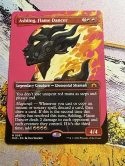 1x Ashling Flame Dancer Borderless NM - MH3 MTG Magic Firebending EDH x1 - Image 4