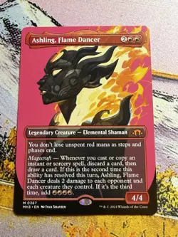 1x Ashling Flame Dancer Borderless NM - MH3 MTG Magic Firebending EDH x1 - Image 5